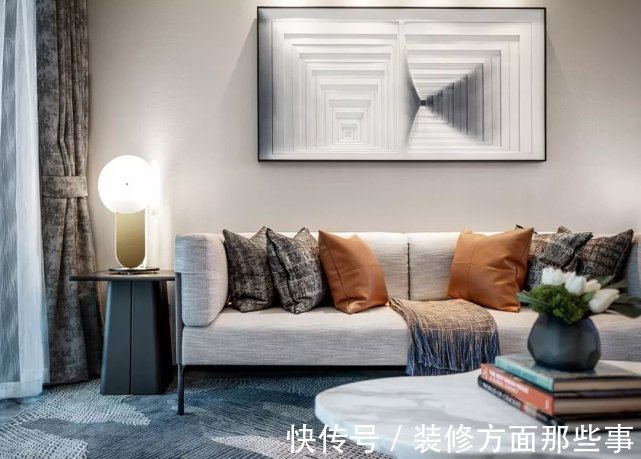 现代|100平现代简约风三居室,软硬装的设计都很漂亮!