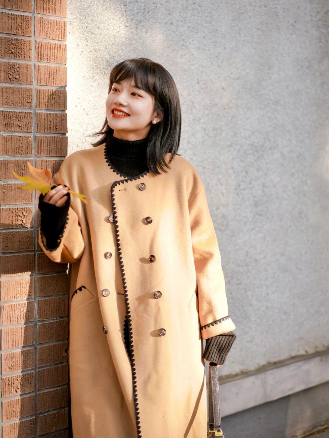 暖色调|冬季想保暖就试试“暖色调大衣”,体面而优雅,让你气质爆表