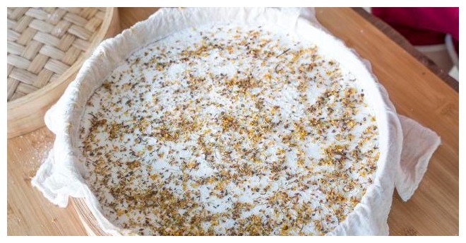 桂花糕竟然这么容易做，招待客人炫一炫，清香软糯，就是传统的味