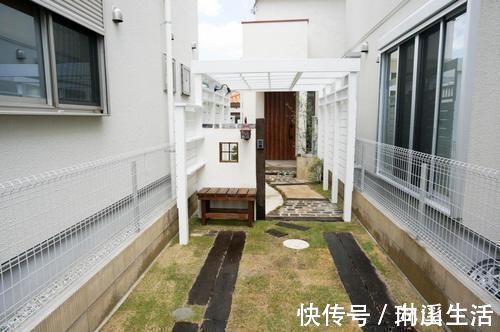 远见|日本入户门外“二分离”比咱有远见，一半造个花园，一半留着置物