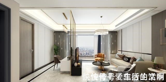 餐厅|中信泰富137㎡现代轻奢风,巧妙分区、时尚与实用并存!