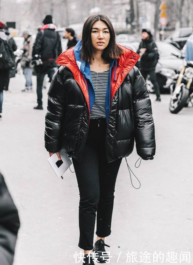 今年冬天穿羽绒服,只要牢记4个技巧,时髦显瘦,并非越薄越好看
