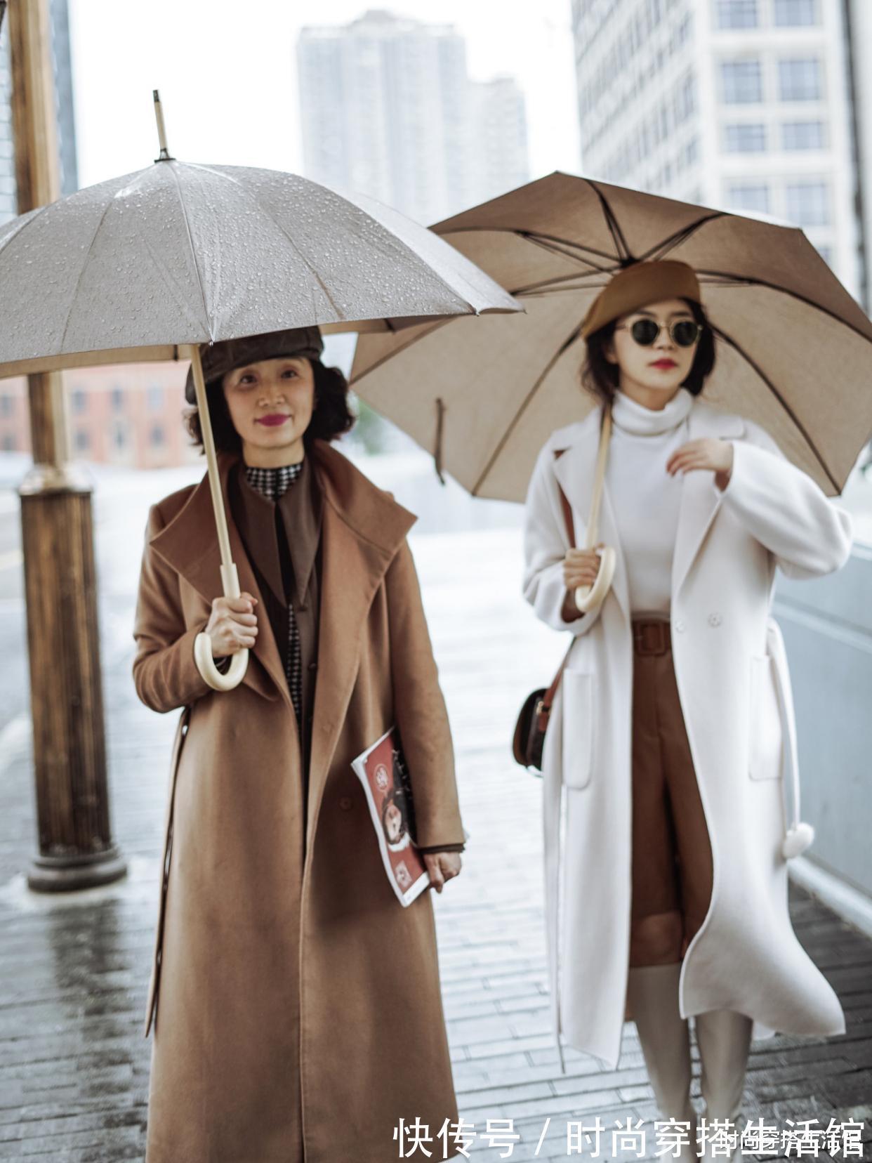 秋冬 看了三木妈妈的穿搭,突然发现,中年女人还是选这些大衣更洋气