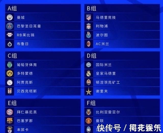 曼联|欧冠豪门恩怨再现,4个小组扑朔迷离,菜鸡互啄造就最大死亡之组