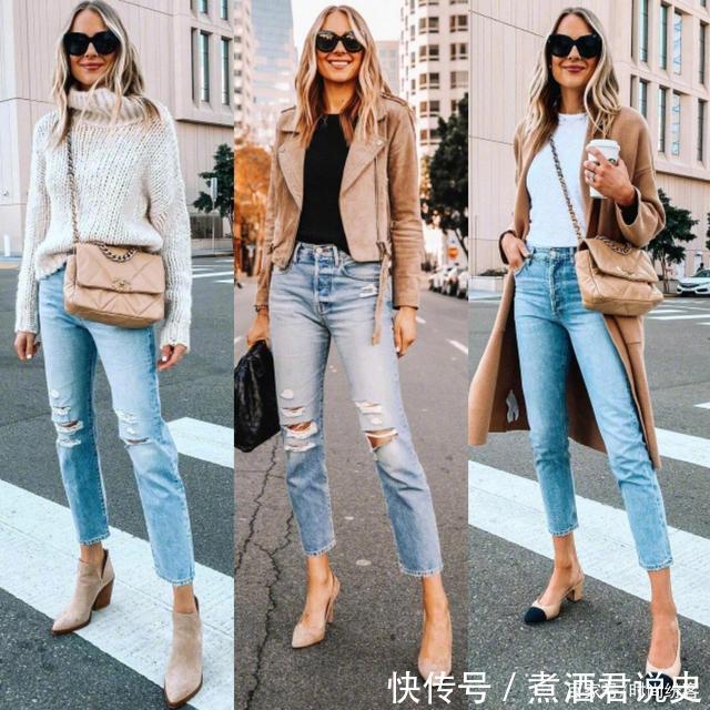 做一个行走的衣架,精致干练的欧美风通勤穿搭,大爱这简约的风格