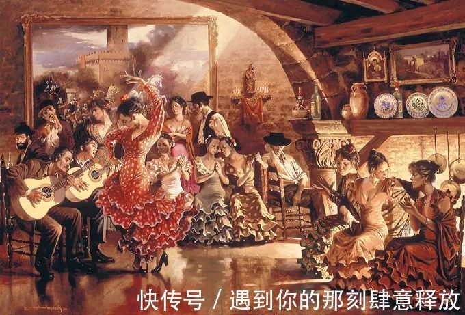 马希尔·摩科斯&优雅浪漫的绘画,太美!真想钻进他的画里!