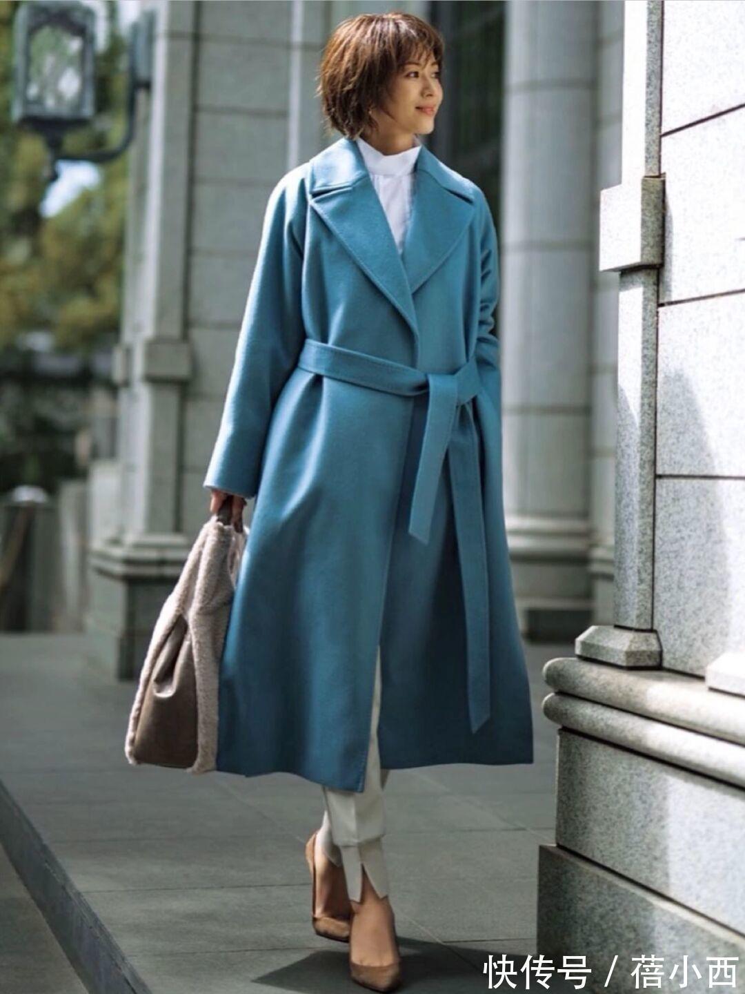 大衣|懂得打扮比身材好重要,瞧日本女人的大衣搭配,优雅时尚又显贵