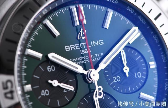 演绎多样型格 品鉴百年灵机械计时系列宾利绿腕表