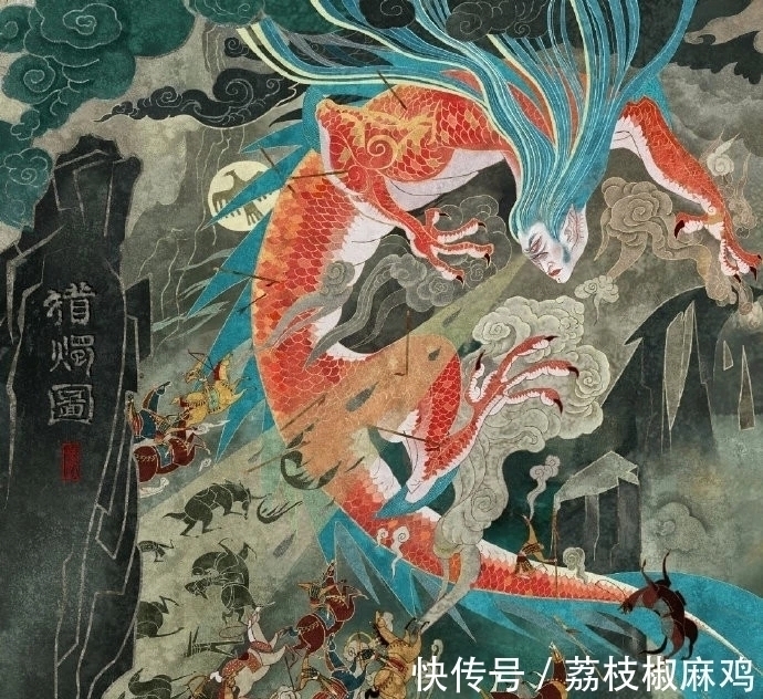 绘画#清华大学才女尧立,她笔下的插画,美到让人窒息