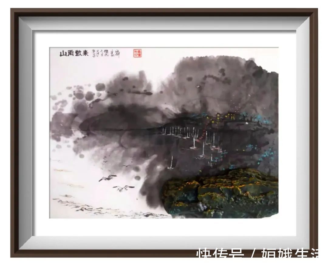 石墨画！翰墨飘香展风采——马德松奇石墨画作品欣赏