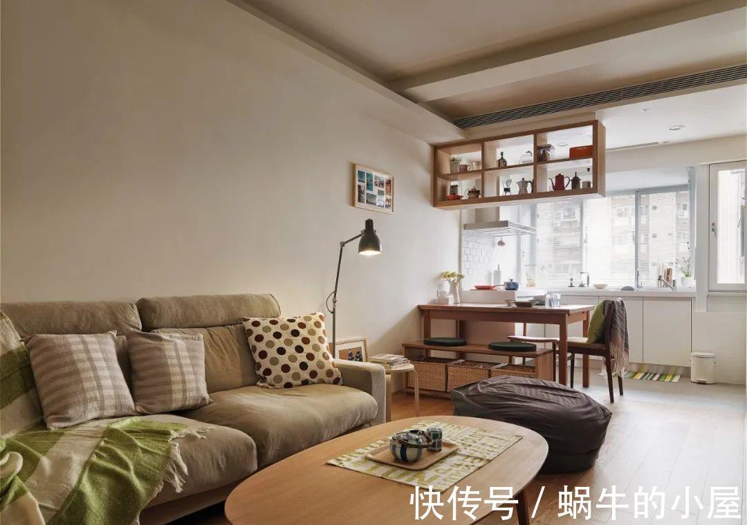 小公寓|小户型yyds！看人家这套43㎡MUJI风小公寓，1㎡都不浪费！