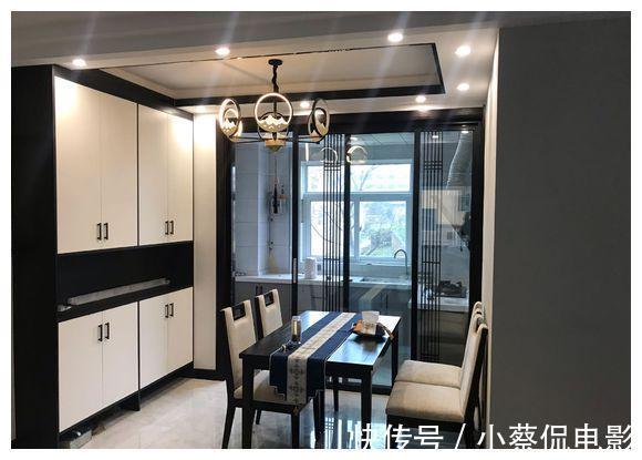 窗帘|新中式新房准备入住，25万这效果值了，进门就被电视背景墙迷住了