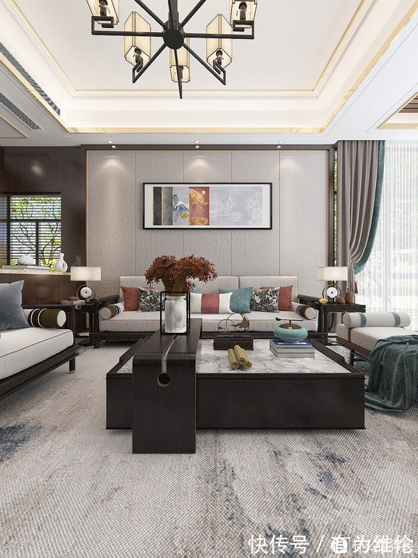 中式风格|坚持把200㎡新房,装中式风格,原以为很古板,不料很儒雅,爱上了