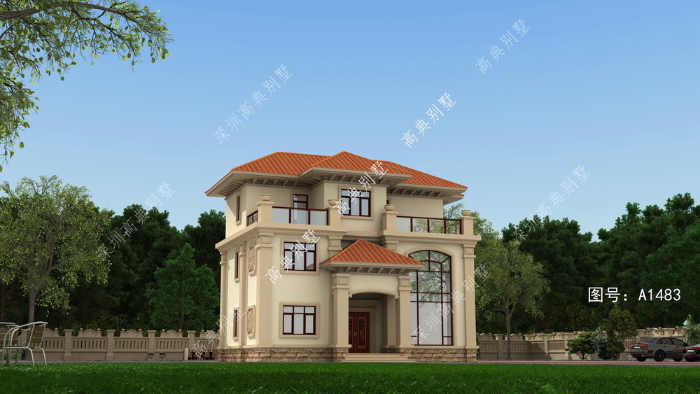 简欧|老家建一栋别墅,是落叶归根最好的归宿,更是儿时的心灵寄托