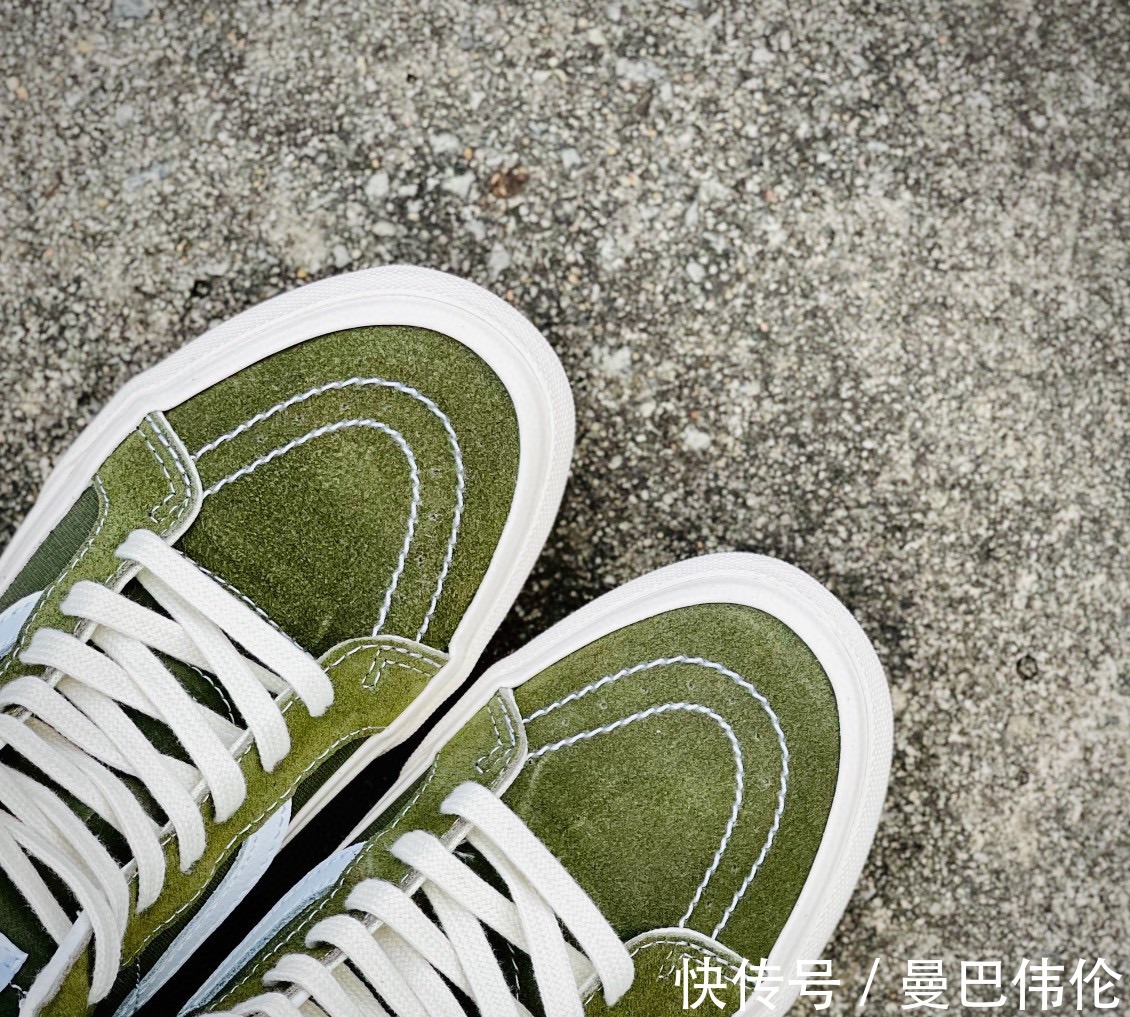 vault Vans SK8-Hi Vault OG 军绿高帮帆布鞋