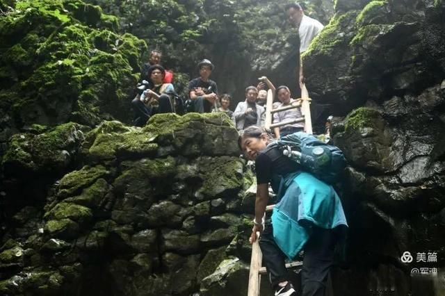 岩壁|探秘鬼斧神工的汉中“大屋基”地缝峡谷，秦巴深处的地质奇观