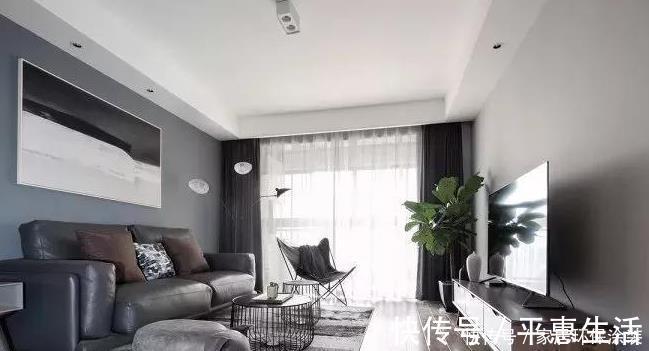 衣帽间|参观同事118㎡简约风新房,全屋灰色乳胶漆+白色踢脚线,爱了爱了
