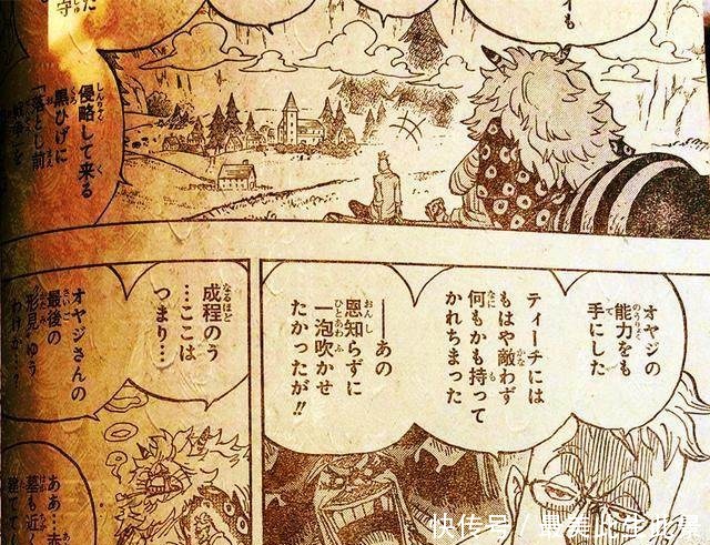 海贼王909话图片马尔高戴眼镜很斯文,他请猫蝮蛇带个话给路飞