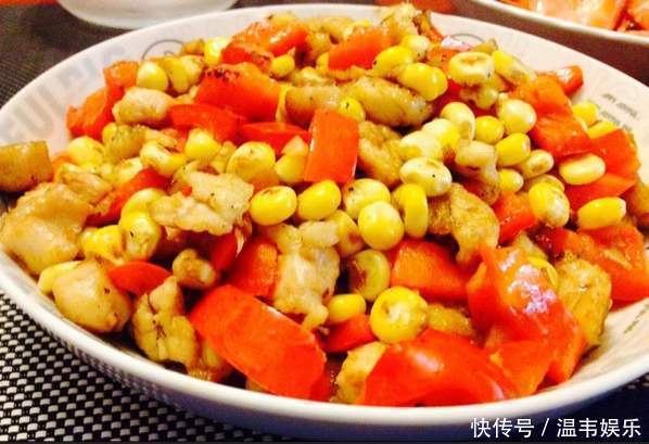 冬天,就馋此道菜,1根玉米,半碗肉,炒一炒喷香下饭,家人爱吃