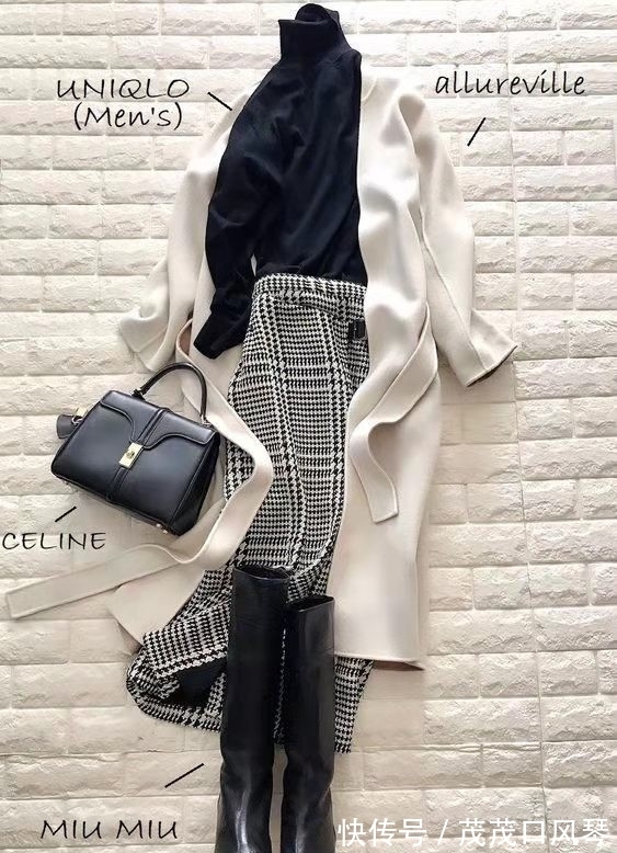 针织连衣裙 别找了,冬天最百搭的裙子还是“针织裙”,实穿气质不过时