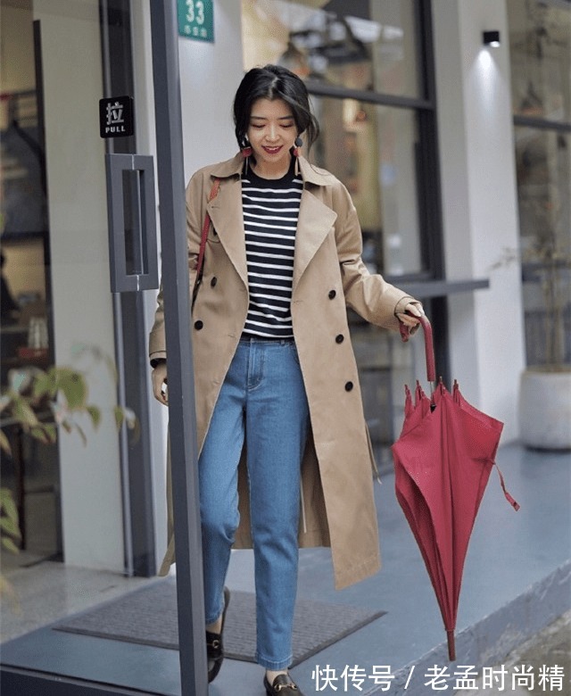 卡其色 早秋不知道怎么穿?瞧瞧三木这6套风衣搭配