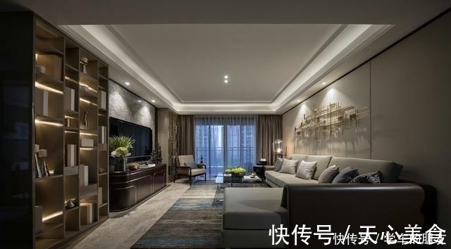 美学|230㎡现代轻奢大平层,精于形,奢于心,演绎新中产的生活美学!
