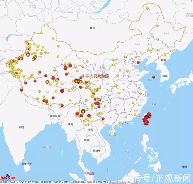 上周我国共发生3级以上地震9次 23日至29日 全网搜