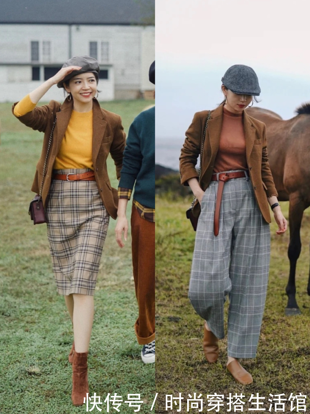 忽冷忽热穿衣太难?跟着这位博主这样穿,时髦气质又出众