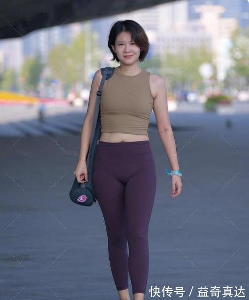 运动裤|无袖圆领衫配高腰运动裤，舒适休闲，青春活力十足