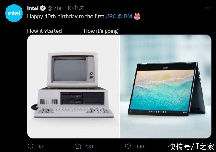 电脑|PC 个人电脑诞生 40 周年：英特尔向 IBM 献上祝福