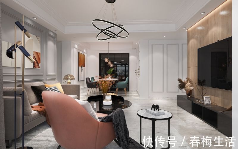 房子|四居室的房子多大面积好?19万元的现代风格设计说明