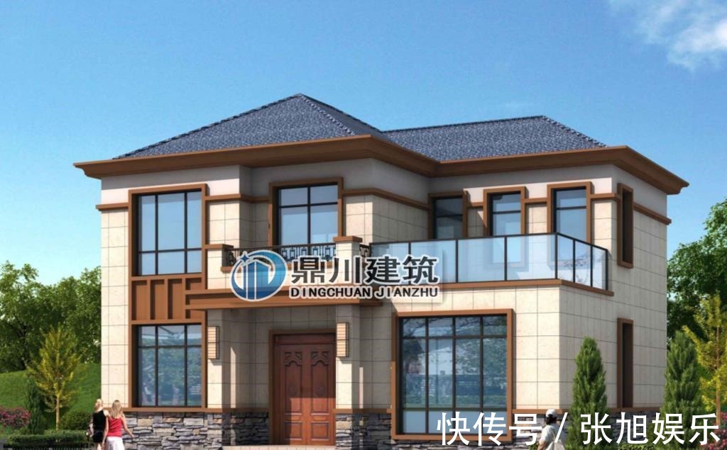 占地面积|5款新中式二层农村别墅,低调大气,中式传统美永不过时