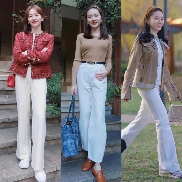 优雅感 优雅女人的衣柜里少不了一条“牛奶裤”,好看又好穿