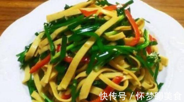 豆腐皮|美食推荐韭菜炒豆腐皮,辣椒炒肉,老麻牛肝蛙,虎皮青椒的做法