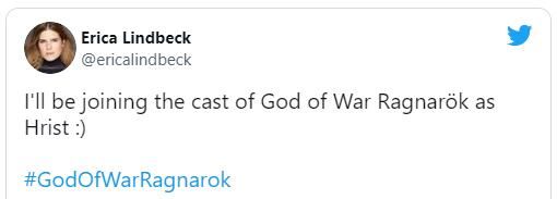 eliz多为配音演员表示将加盟《战神:诸神黄昏》