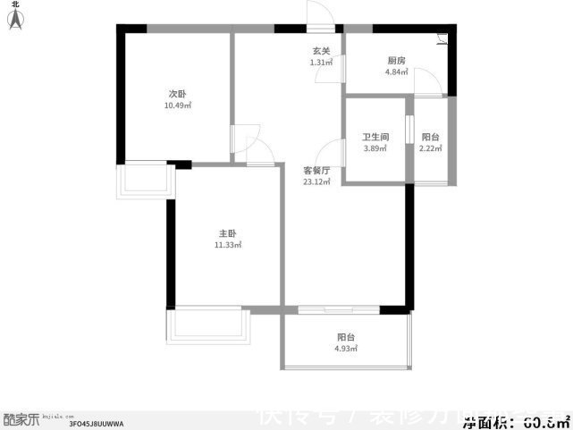 空间|76平现代简约风二居室，空间的实用性和灵活性超强