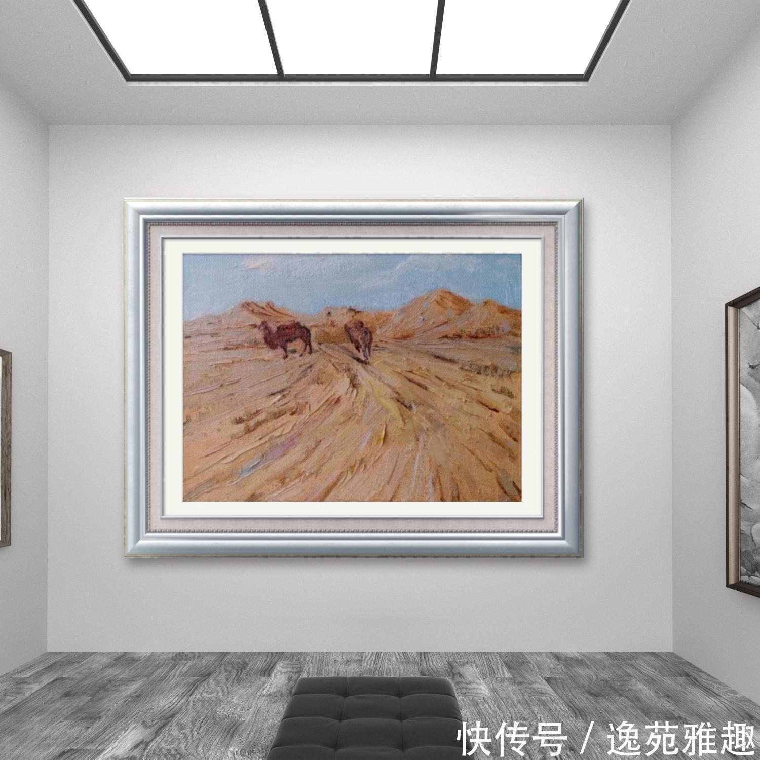 x60$「作品欣赏」心中有旷野，所画皆美景，油画艺术家殷国海作品欣赏