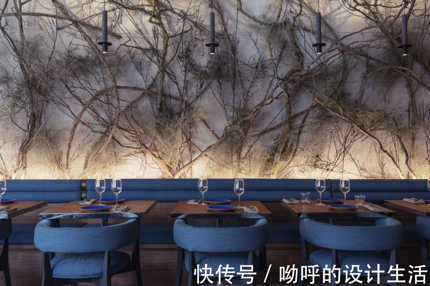 博物馆&UCHRONIA在巴黎现代艺术博物馆的森林餐厅