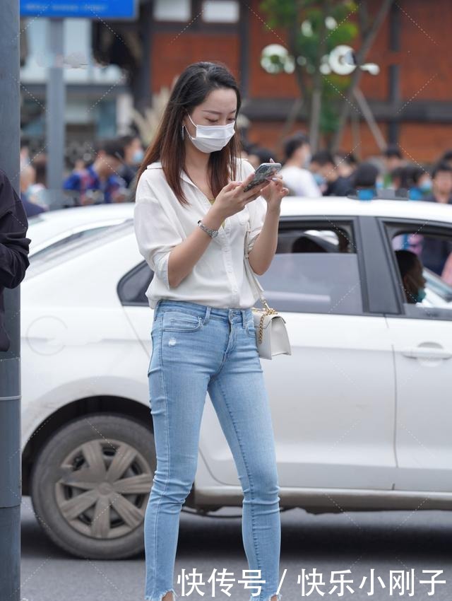 裙子|超显高的短款打底裤穿搭,裙子是个不错的选择,气质提升