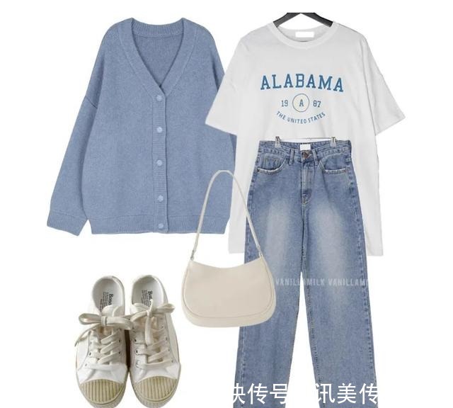 奶奶衫 今秋超美混搭CP,简直气质死了