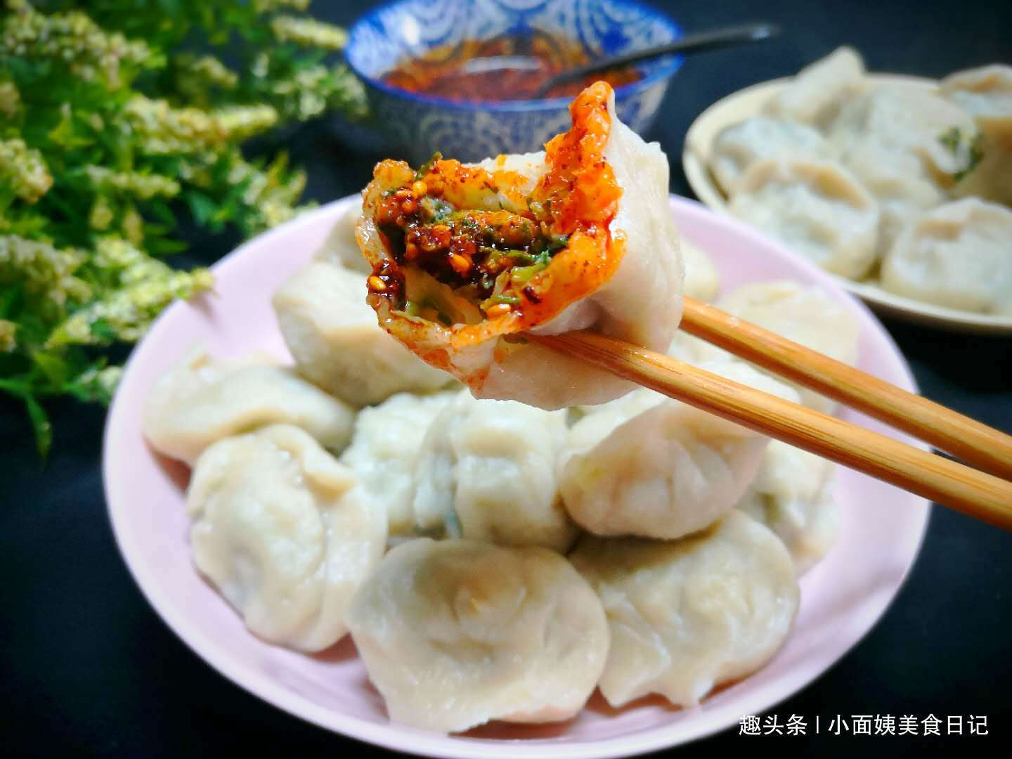荠荠菜调饺子馅容易干怎么办加入一些它,细嫩爽口,味道翻几倍