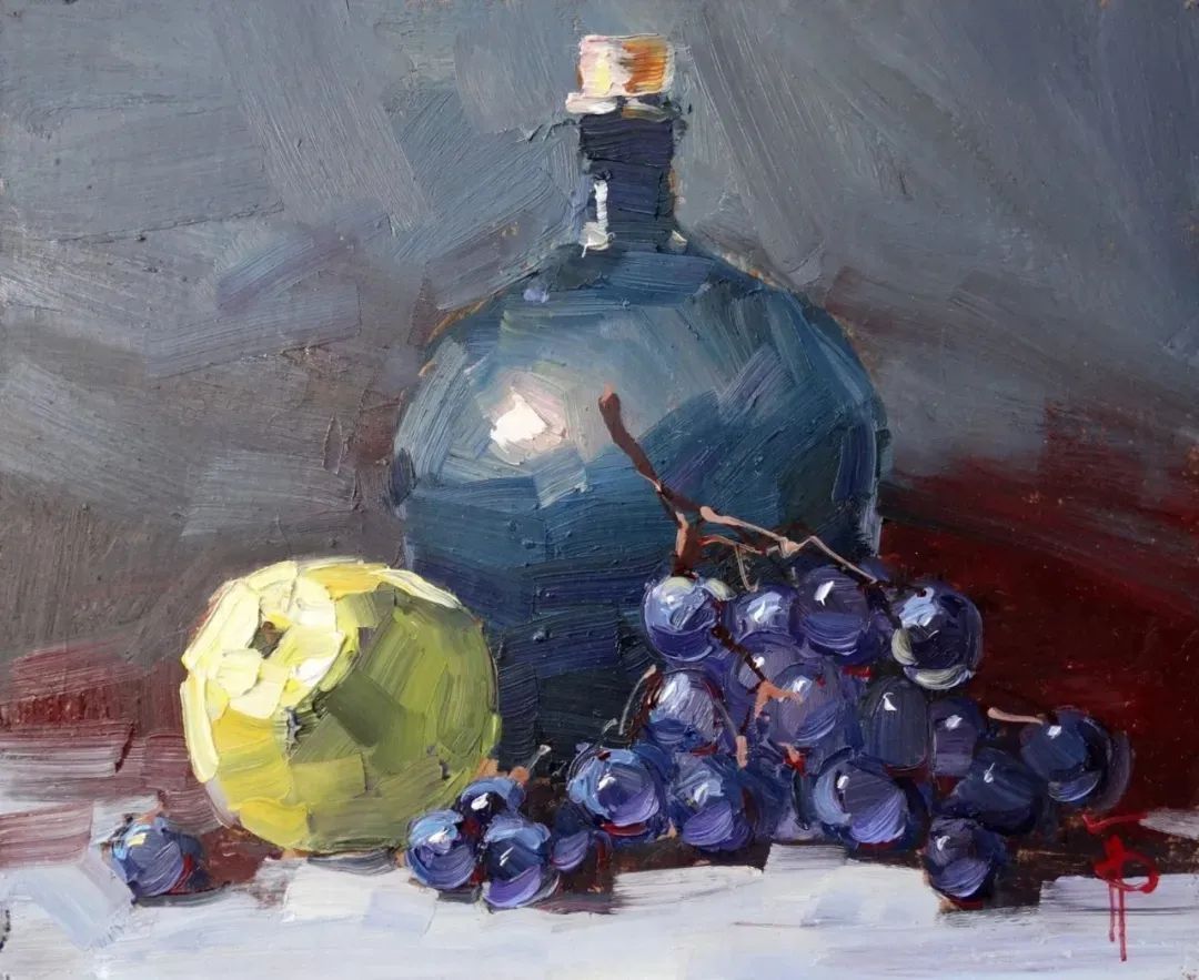 露台&不起眼的房子、简单的露台、普通的小路 他都画得如此出彩!