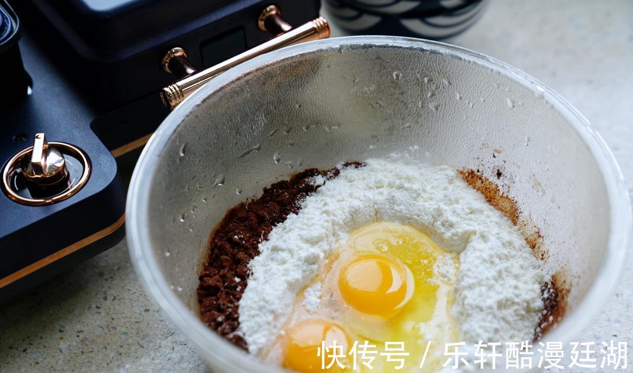 零食|好吃易学的可可华夫饼，可早餐可零食，不可错过的简单小点心