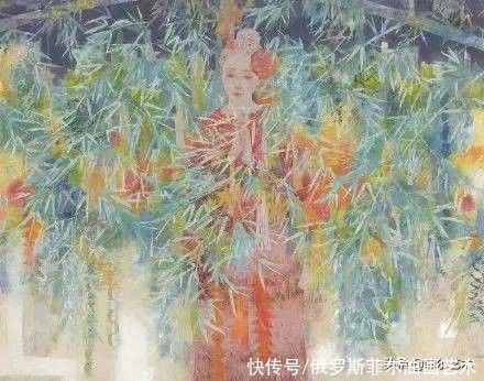 敦煌莫高窟|日本最优秀的青年女岩彩画家,她的作品太美了