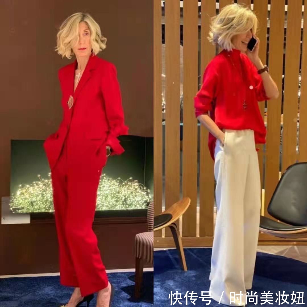 惊艳|50岁普通奶奶太惊艳,相貌平平却很高级,靠穿搭赢得体面