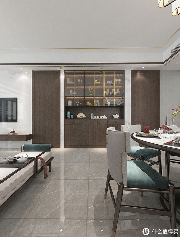 玄关|参观48岁阿姨家的新中式风装修,真的很有品位,一看就有生活经验