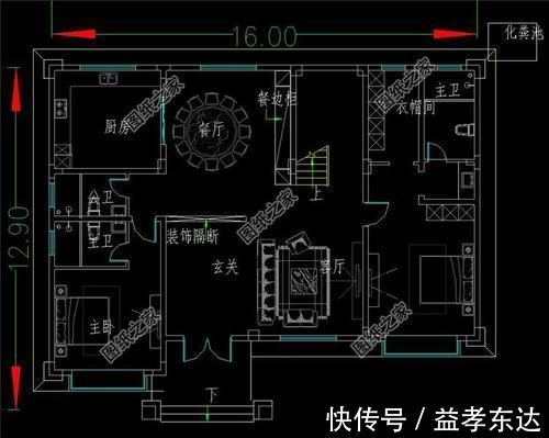 户型|5款180平左右的农村二层房屋图，第四款带洗衣房，你有没有喜欢的？