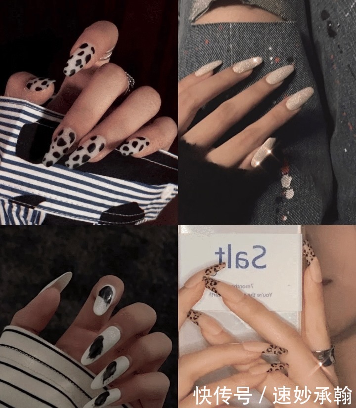 风格超酷的欧美风美甲，拿图去做！