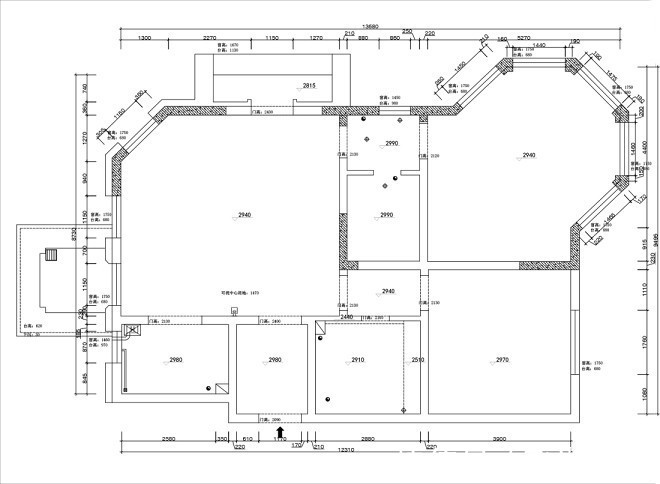 仪式感|拯救大面积零碎小空间，取得通透豪宅既视感