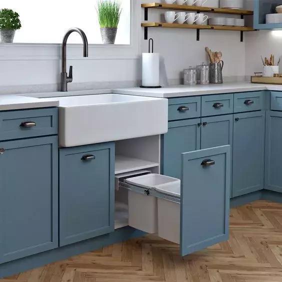 垃圾桶|厨房设计神操作！网友再也不愁“垃圾分类”了